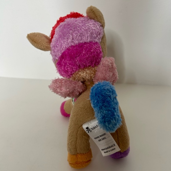 Tokidoki Unicorno Kaili Sunkissed Tan Plush 8” Hawaiian Flowers Stuffed Animal - Picture 4 of 7